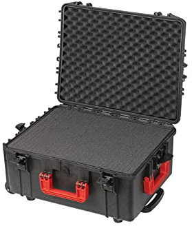 PARAT PROTECT-LINE PROTECT 53-F Roll Transportkoffer inkl. Schaumeinlage (Koffer mit Rollen, für Messgeräte, Maschinen, Schutzkoffer aus Polypropylen, extrem robust, wasserdicht) 6620500391