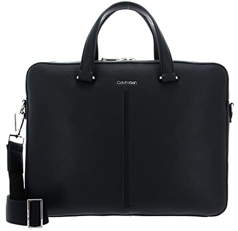 Calvin Klein CK MEDIAN SLIM Laptoptasche, Schwarz