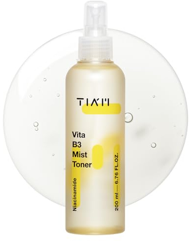 TIAM Vita B3 Mist Toner, Glow Boosting Gesichtsspray mit Niacinamid, Tranexamsäure und Vitamin C für alle Hauttypen, feuchtigkeitsspendend und erfrischend, koreanische Hautpflege