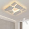 ZenithBeam 40 Cm Quadratische Deckenleuchte FüR Schlafzimmer,Kreative Led Dimmbare Deckenlampe,Modernes MattweißE Metall Deckenleuchte FüR Wohnzimmer,Kinderzimmer,BüRo,Schlafzimmer,Diele