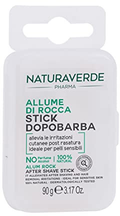 Naturaverde Pharma ALLUME DI ROCCA STICK DOPOBARBA PIETRA RETTANGOLARE