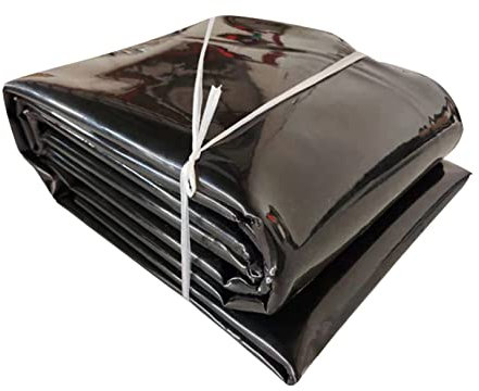 JIONET 6.5 x 30 Pies HDPE Preformado Estanques Revestimiento, Revestimientos Estanques Alta Resistencia for Estanques Pequeños, Estanques Peces, Fuentes Arroyos Cascadas Jardín