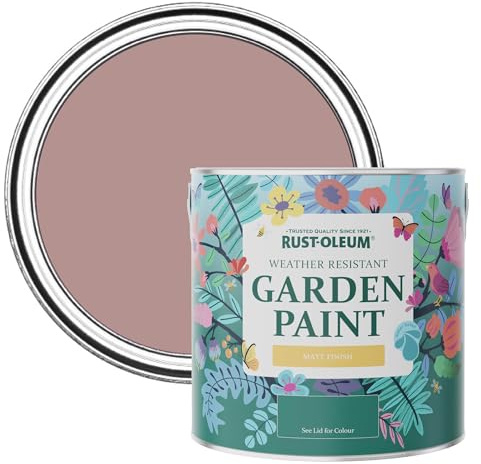 Rust-Oleum Pink Mould-Resistant Garden Paint in Matt Finish - Heartfelt 2.5L
