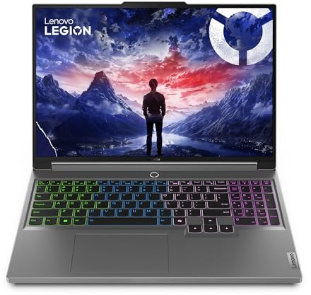 Lenovo Legion 5 | 16 Inch 240Hz HDR Quad HD+ Gaming Laptop | Intel Core i9-14900HX CPU | 16GB DDR5 RAM | 1TB NVMe SSD | NVIDIA GeForce RTX 4060 | Windows 11 Home | Luna Grey