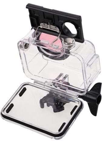 ELAYARD Camera Underwater Case Digital Camera Protective Shell Housing Weatherproof Sturdy Shell Dual Cold Shoe Mounts