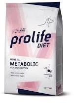 Prolife Metabolic Cane Mini Adult 1,5 kg, alimento dietetico per cani adulti di taglia piccola con problemi metabolici gusto PESCE.
