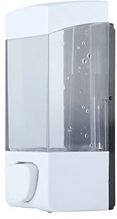 Dispenser per Sapone Manuale da Parete Design a Pompa per Lavandino Sapone Liquido lozione per Cucina Bagno Dispenser di sapone da parete senza contatto