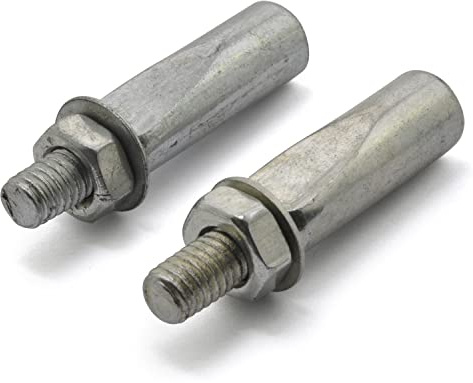 Easyboost 2X Kurbelkeil Ø9,3 x 40mm Tretkurbel Pedal Pedalarm für Oldtimer-Fahrrad Mofa Moped Tretlager Stahl Verzinkt