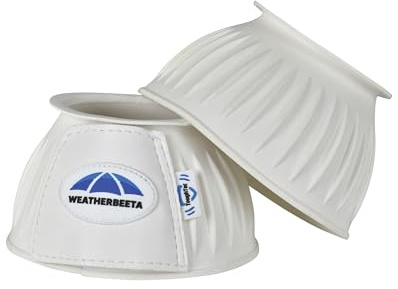 WeatherBeeta Tough-Tec Prime Rubber Bell Boots, White/White, Large