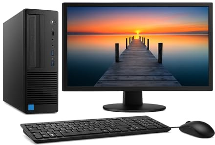Genérico Ordenador de Escritorio Reacondicionado con i5, 16 GB RAM, 240 GB SSD, Pantalla de 22 pulgadas, Teclado y Ratón, Garantía de 12 Meses