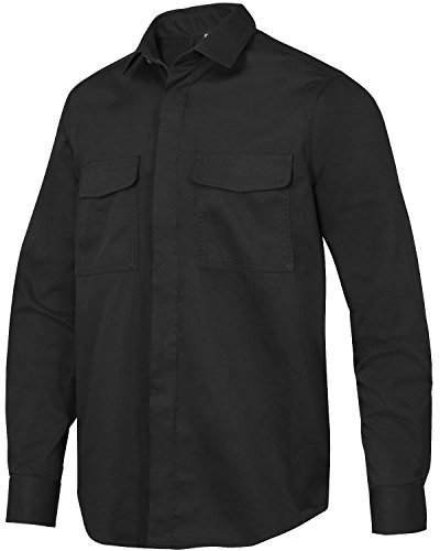 Snickers Service-Langarmhemd, 1 Stück, M, schwarz, 85100400005