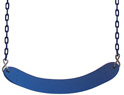 OTITU Just Fun Kinderschaukel elastischer mit beschichtete Stahlkette – Blau