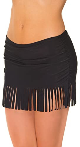 Aquarti Baño Mujer Pantalones Bikini con Mini-Falda