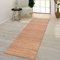 TT Home Wohnzimmer Teppich Handgearbeitet Modernes Sisal Design Mit Bordüre, Farbe:Beige Braun, Größe:60x100 cm