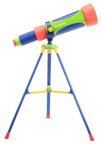 Educational Insights GeoSafari My First Telescope - Mini Telescope for Kids, Toddler Space Toy, Outdoor Exploration Toys, Beginner STEM Telescopes for Kids, Science Gifts for Boys & Girls Ages 4+