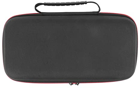 Wireless Microphone Storage Bag Shockproof EVA Zipper Bag with Sponge Filling, Microphone Carrying Case for Receivers Transmitters Converters Charging Cables Batteries Headsets