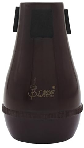 tuwiwol Sourdine – silencieux droit pour trombone foncé, élégant, pour Trombone Alto Tenor, contrôle sonore amélioré