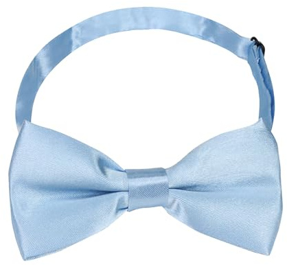 MAIANY noeud papillon enfant, pour Enfants et Garçons, Taille réglable, pour Cérémonies de Mariage, Fêtes et Anniversaires, Accessoire de Mode pour Enfants (Bleu clair)