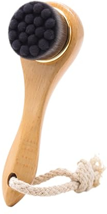 Cepillo Exfoliante De Piel Para Exfoliación En Seco | Herramienta De Limpieza Con Cerdas Naturales Y Mango De Madera,Herramienta Con Cerdas Naturales Y Mango De Madera Para Exfoliar Y Masajear Cuello,