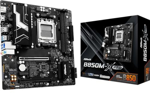 Asrock B850M-X R2.0 Amd B850 Am5 Micro Atx 2 Ddr5 Hdmi Dp 2.5G Lan 2X M.2