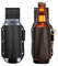 HUYIWEI Bierhalter,2 Stücke Bierholster,Bier-Holster aus echtem,Bierholster Biergürtel als Geschenk für Männer, Geschenkidee für Freund, Vater, Kollegen, Grillparty