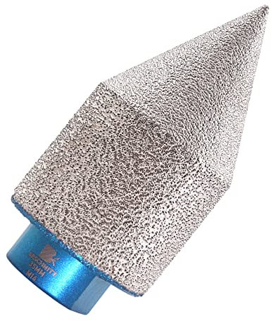 Broca Fresado Diamante 0-35mm - BRSCHNITT Broca de Dedo Diamante para Agrandar Esmerilado Orificios Existentes en Azulejos Porcelana Cerámica Mármol Granito de Piedra M14 Rosca