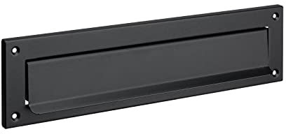 ALSTEN TECH RAL9017 - Latta per lettere, colore nero opaco, 310 x 80 cm, C4