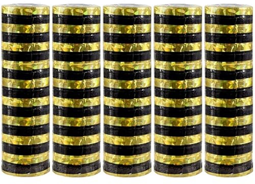 Luftschlangen Papier bunt Party Deko Geburtstag Hochzeit Set holografisch