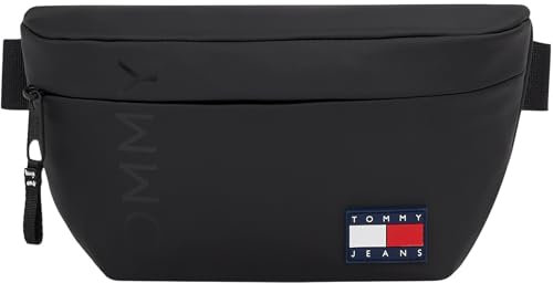 Tommy Jeans Herren Bauchtasche Daily mit Logo, Schwarz (Black), Einheitsgröße