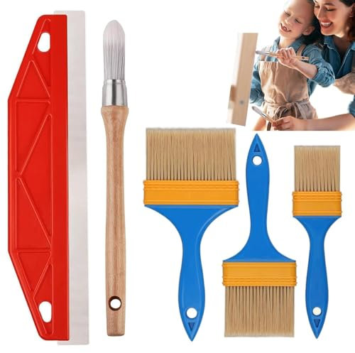 Outils de peinture pour garniture, coupe-bordure – Outils de peinture pour bords, outils de peinture pour coins, outils de peinture professionnels, pinceau de bordure pour peinture des murs, bois,
