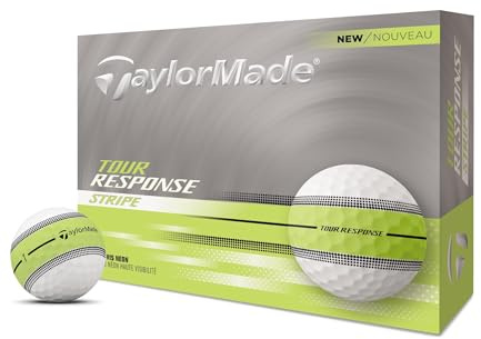 TaylorMade Golf 2025 Tour Response Stripe Yellow One Dozen