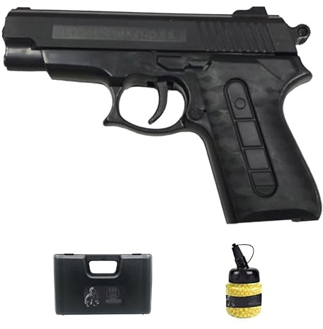 Pistola Ghost Specialist Muelle (6mm) | Pistola de Airsoft Calibre 6mm + biberón + maletín. Pistola de iniciación al Airsoft