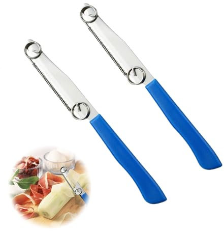 Schnellschneidmesser,2 Stück 3 in 1 Quick Slicing Knife,Zaubermesser,Zaubermesser Giovanni Mit Abnehmbarer Feder,Quick Slicing Knife,Messer Aufsatz zum schälen für Obst Und GemüSe,Schneiden, WüRfeln