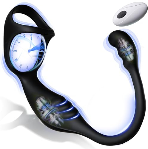 Luxonia Sex Toys for Men, Remote Control Prostate Massager with Vibrating Cock Ring, 10 Intense Vibrating Male Sex Toy, Anal Vibrator for Men Anal Toys, Adult Toys Anal Plug Couple Sex Toys