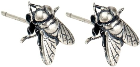 Hemobllo Orecchini a Bottone Donna Punk a Forma Di Mosca Leggeri Accessori Moda Per Eventi e Abbigliamento Sportivo Dimensioni Compatte