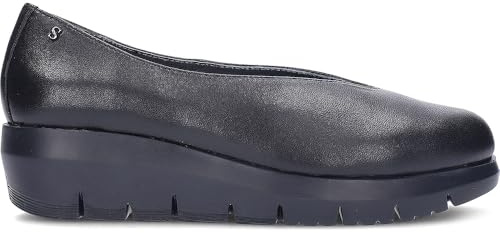 Stonefly Bailarinas para Mujer 223085 Plume Nap de la Talla 39 en Color Black