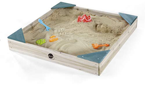 Plum Junior Sandkasten aus Holz, Blaugrün
