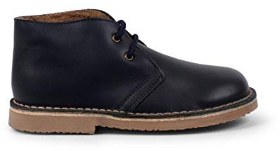 Pisamonas Polacchini Pelle Lacci Interno Pelo Tipo Agnello Misurare 36 Colore Blu