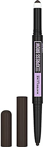Maybelline New York - Crayon à Sourcils - Express Brow Satin Duo Crayon et Poudre - Teinte : Black Brown (05)