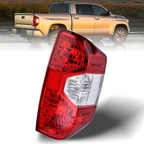 Nakuuly Tail Light Compatible With Toyota Tundra 2014-2021 Pickup Right Passenger Side Taillight Rear Brake Lamp Assembly without Bulb Replace# 81550-0C100