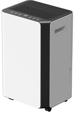 AirOrig 20L/Day Dehumidifiers for Home with Large 4.5L Water Tank, Low Energy Dehumidifier - Digital Humidity Display Control, Continuous Drainage, Sleep Mode & 24H Timer Function