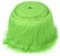 1 tira de pelo verde, piel sintética, tela decorativa de seda, suave y esponjosa, tela de pelo, barba enana, adecuada para ropa, calcetines, muñecas, árboles de Navidad, etc.