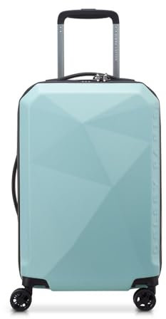 DELSEY Paris - Karat 2.0 - Valise Cabine Rigide 55 cm x 34 cm x 25 cm - 37 L - S - Aqua