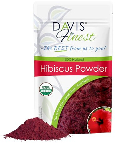 Davis Finest – hibiskuspulver, 250 g, hår- och hudvårdsbehandling