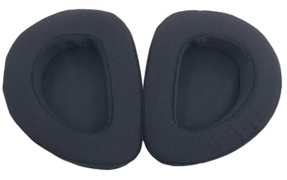 Qsvbeeqj Oreillettes Remplacement Coussinets d'oreille pour Écouteurs ROG Deltas Housse en Éponge Pièces Rechange pour Écouteurs