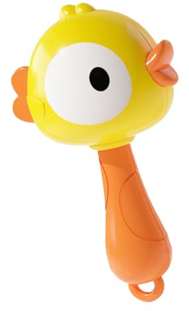 Maracas Enfant – Percussion Bébé Ludique, Rattle Animaux | Jouet Musical Bois Nature, Grenouille Verte Rigolote, Accessoire Éveil Sensoriel, Activité Crèche Initiation Son Jeux Rythmiques