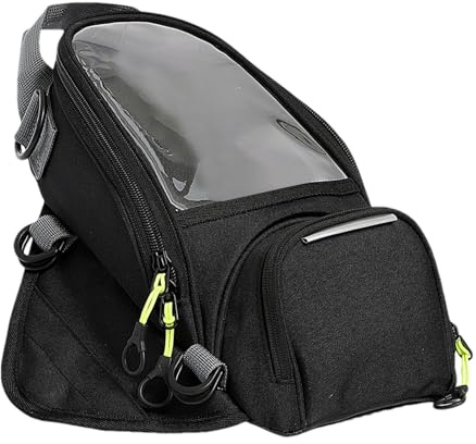 Tank Bag - Magnetic Tank Navigation Bag, Wear Resistant Motorcycle Tanks Bags, Tanks Bags with Phone Holder, Waterproof Motorcycle Tankk, Agnetic Motorcycles Sack with Clear Pocket Navigation