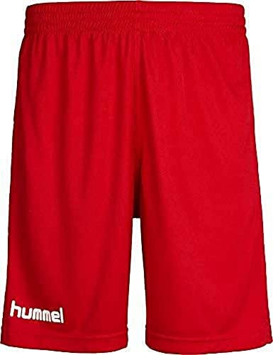 Hummel Herren Shorts Atmungsaktiv Core Poly, True Red Pro, M, 011083-3060