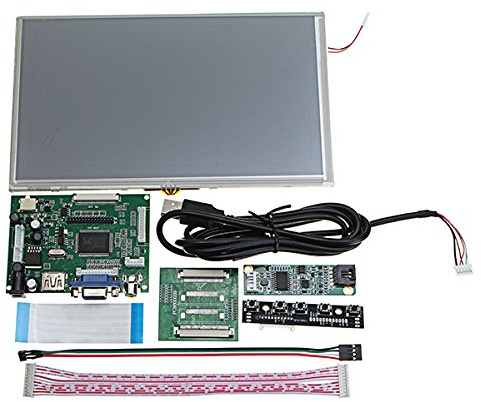 BliliDIY 9 Inch 1024X600 Lcd Touch Screen + Hdmi/Vga Driver Board For Raspberry Pi