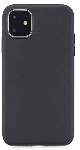 SATURCASE Case for Apple iPhone 11 Pro Max 6.5, Ultra Thin Lightweight Soft Flexible TPU Gel Silicone Protective Rear Cover for Apple iPhone 11 Pro Max 6.5 (Black)
